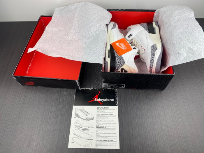 Air Jordan 3 White Cement Reimagined Shoes DN3707-100 - CCSHOES