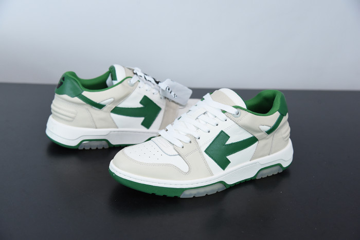 OFF WHITE™ C/O VIRGIL ABLOH OUT OF OFFICE LOW-TOP LEATHER SNEAKERS "OOO" - CCSHOES