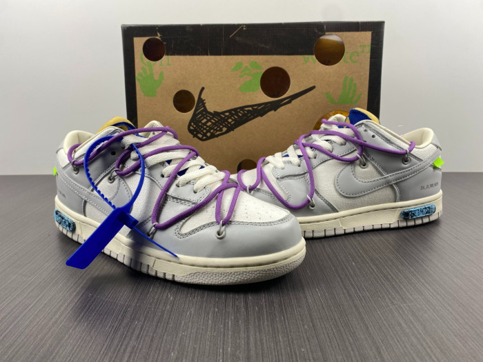 Nike Dunk Low Off-White Lot 45 DM1602-101 - CCSHOES