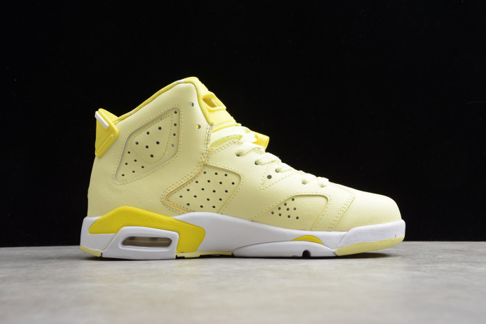 Air Jordan 6 Retro Dynamic Yellow Floral (GS) 543390-800 - CCSHOES