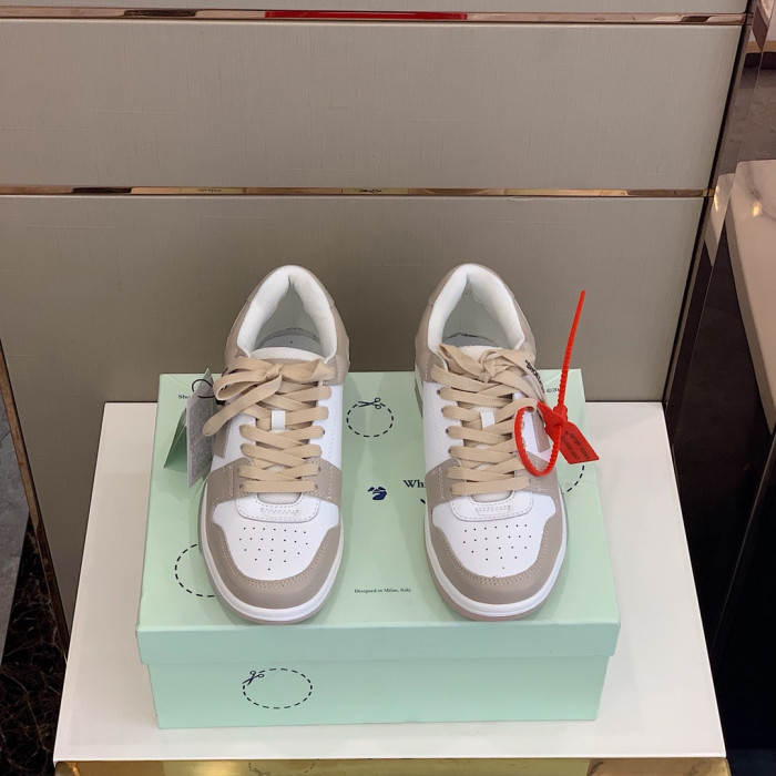OFF WHITE™ C/O VIRGIL ABLOH OUT OF OFFICE LOW-TOP LEATHER SNEAKERS "OOO" - CCSHOES