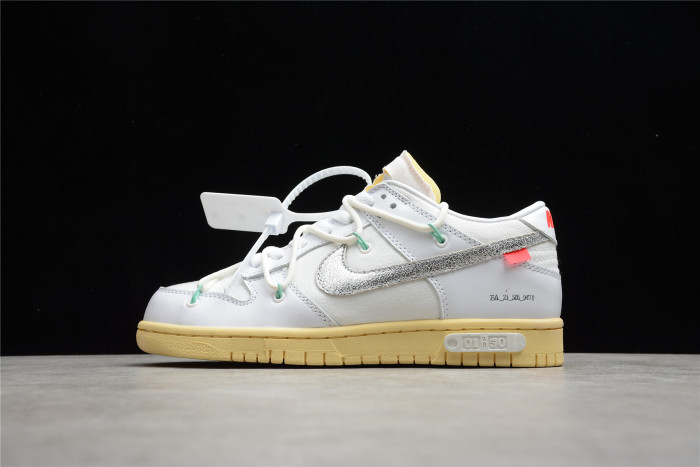 Nike Dunk Low Off-White Lot 1 DM1602-127 - CCSHOES