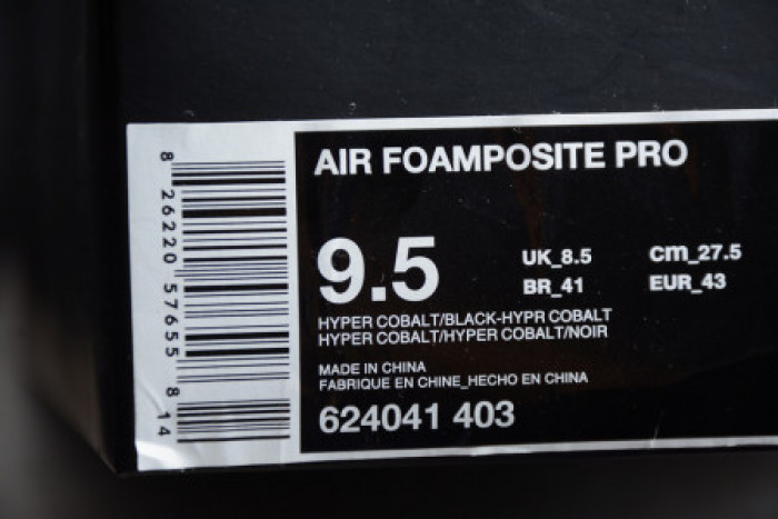 AIR FOAMPOSITE PRO HYPER COBALT 624041-403 - CCSHOES