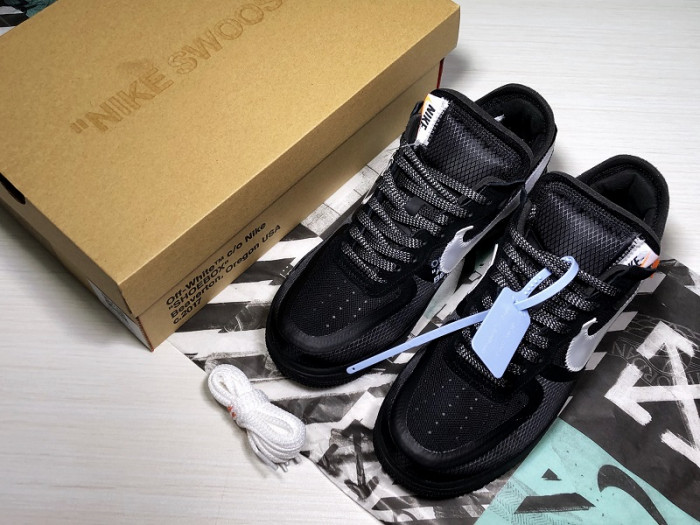 AIR FORCE 1 LOW OFF-WHITE BLACK WHITE AO4606-001 - CCSHOES