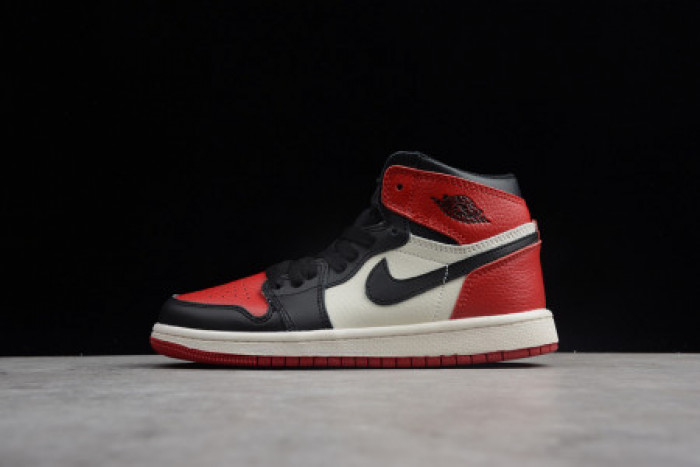 KIDS AIR JORDAN 1 RETRO HIGH OG "BRED TOE" 555088 610 - CCSHOES