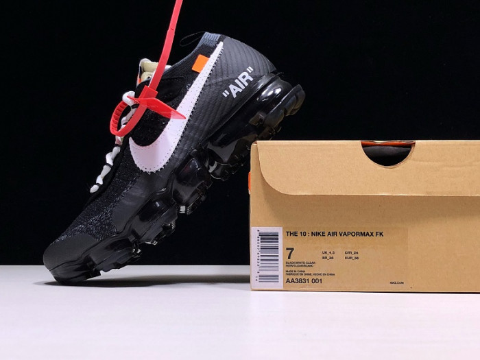 NIKE AIR VAPORMAX FK "OFF WHITE" AA3831-001 - CCSHOES