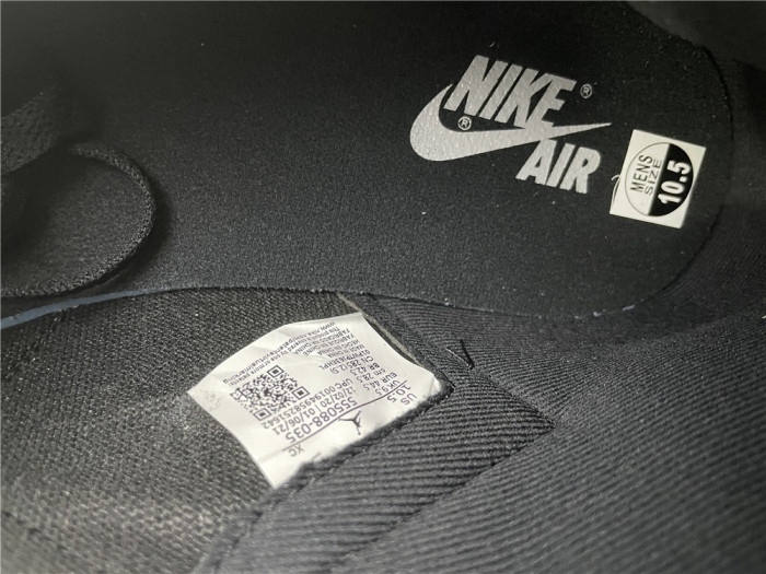 Air Jordan 1 Retro High Black White Light Smoke Grey 555088-035 - CCSHOES