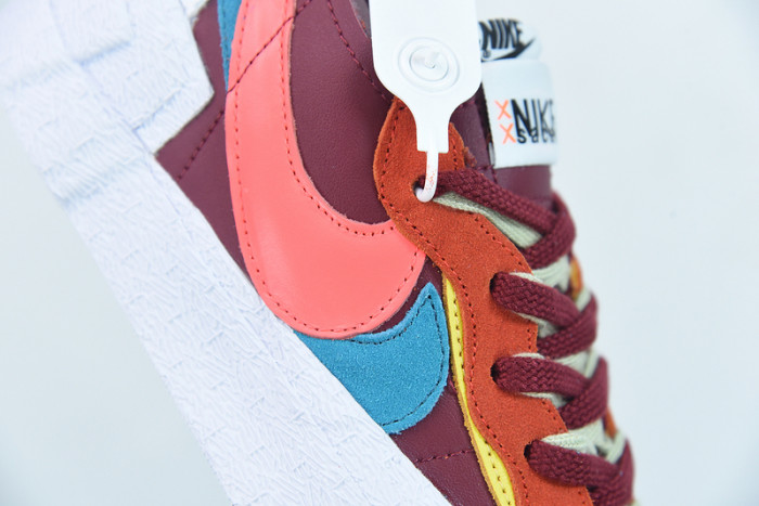 Nike Blazer Low sacai KAWS Red DM7901-600 - CCSHOES