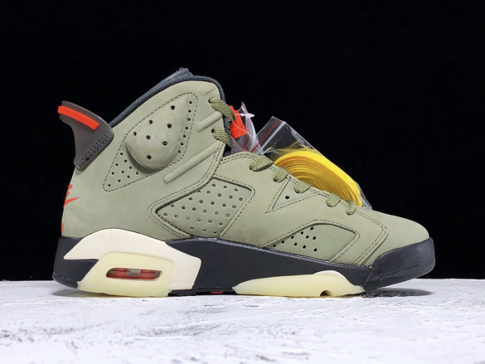 Travis Scott x Air Jordan 6 “Medium Olive” CN1084-200 - CCSHOES