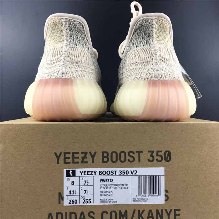 Adidas Yeezy Boost 350 V2 'Citrin Reflective' FW5318 - CCSHOES