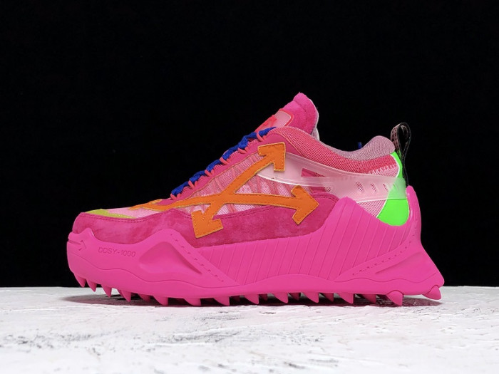 OFF-WHITE C/O ODSY-1000 SNEAKER ROSE RED - CCSHOES