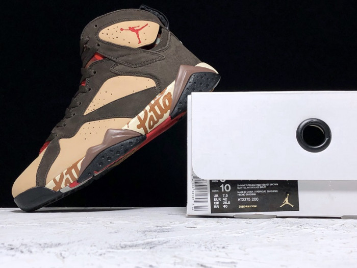 Patta x Air Jordan 7 SP "Shimmer" AT3375-200 - CCSHOES