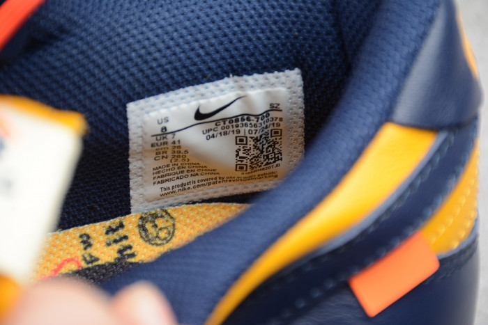 OFF-WHITE x Dunk Low 'University Gold' CT0856-700 - CCSHOES