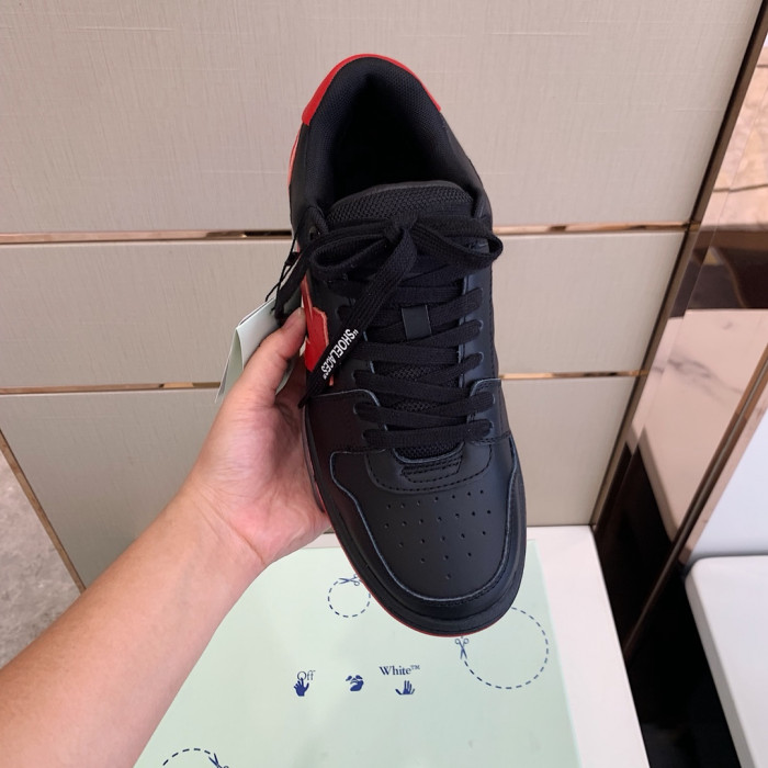 OFF WHITE™ C/O VIRGIL ABLOH OUT OF OFFICE LOW-TOP LEATHER SNEAKERS "OOO" - CCSHOES