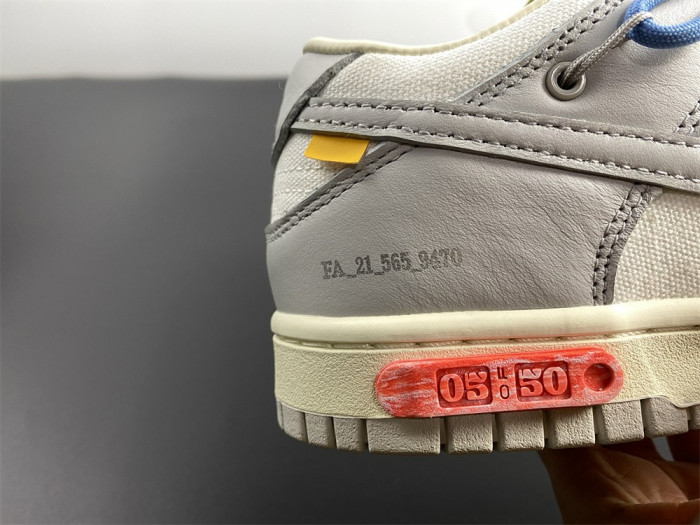 Off-White x Dunk Low 'Lot 05 of 50' DM1602-113 - CCSHOES