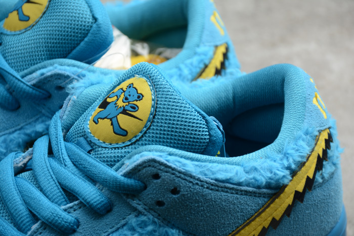 GRATEFUL DEAD NIKE SB DUNK LOW BLUE BEAR CJ5378-400 - CCSHOES