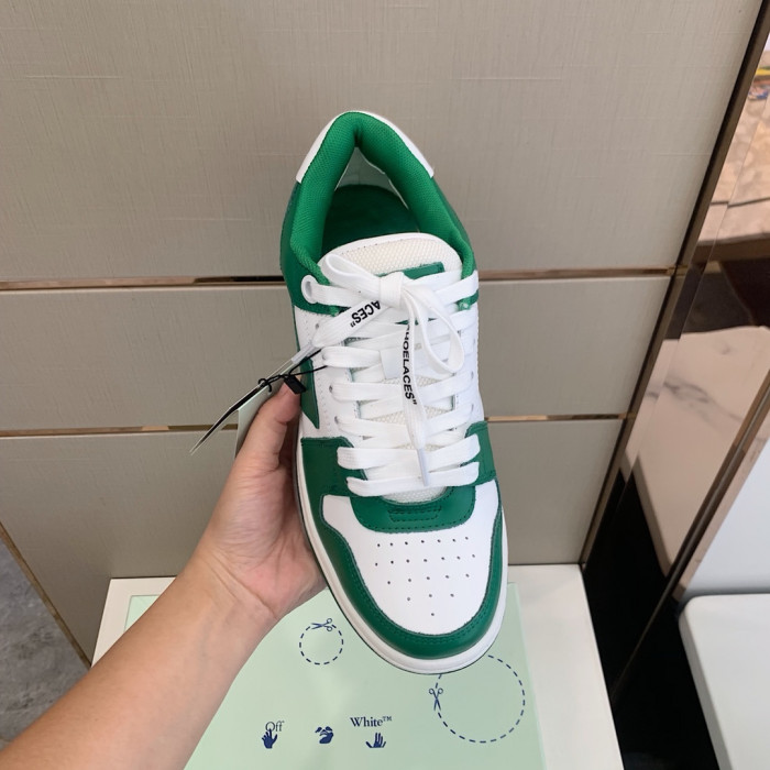 OFF WHITE™ C/O VIRGIL ABLOH OUT OF OFFICE LOW-TOP LEATHER SNEAKERS "OOO" - CCSHOES