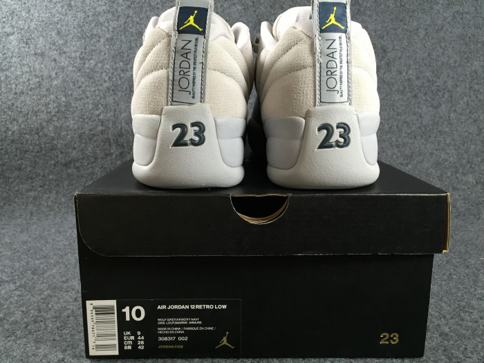 Air Jordan 12 Low “Grey Suede” 308317-002 - CCSHOES