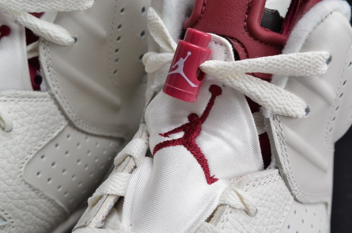 Air Jordan 6 Retro “Maroon” white 384664-116 - CCSHOES