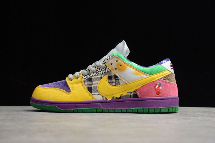 Nike SB Dunk Low Pro IW Purple/Yellow-Violet-Pink 318403-137 - CCSHOES