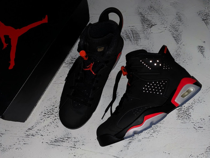 Air Jordan 6 Retro Black Infrared OG 384664-060 - CCSHOES