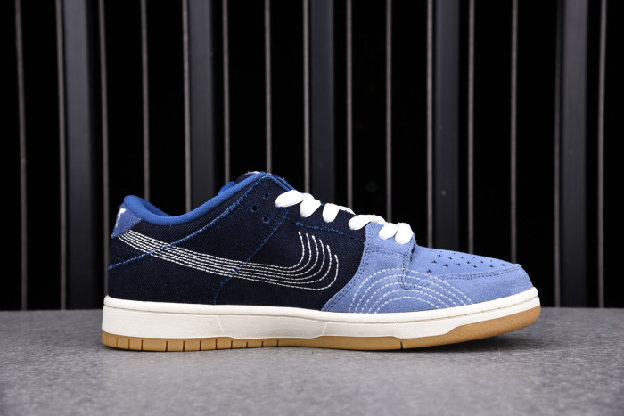 Nike SB Dunk Low Denim Sashiko CV0316-400 - CCSHOES