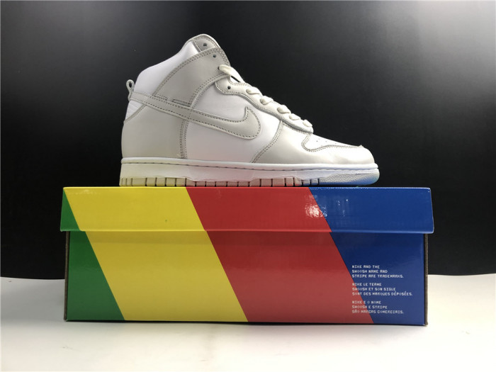 Nike Dunk High Retro White Vast Grey (2021) DD1399-100 - CCSHOES