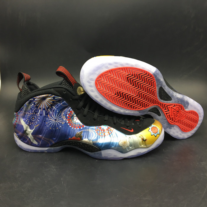 NIKE AIR FOAMPOSITE ONE LNY QS "LUNAR NEW YEAR 2018" AO7541-006 - CCSHOES