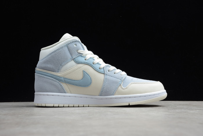 Air Jordan 1 Mid Mixed Textures Blue DA4666-100 - CCSHOES