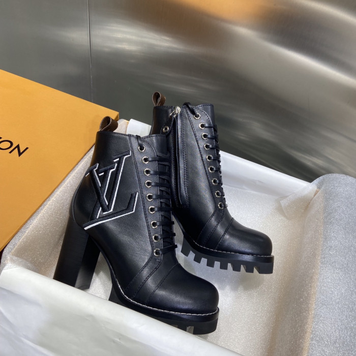 LOUS VUITON BROWN STAR TRAIL ANKLE BOOTS - CCSHOES