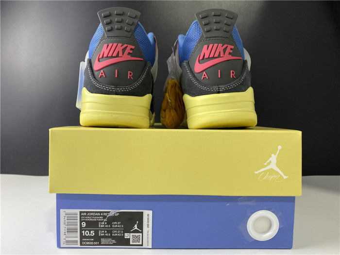 AIR JORDAN 4 RETRO UNION OFF NOIR DC9533-001 - CCSHOES