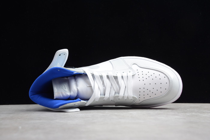Air Jordan 1 Retro High Zoom White Racer Blue CK6637-104 - CCSHOES