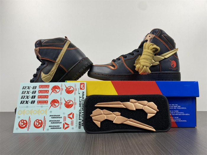Gundam x Nike SB Dunk High “Banshee” DH7717-400 - CCSHOES