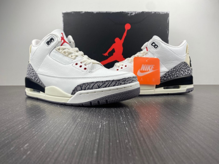 Air Jordan 3 White Cement Reimagined Shoes DN3707-100 - CCSHOES