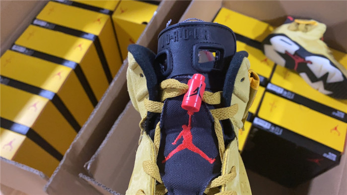 AIR JORDAN 6 YELLOW X TRAVIS SCOTT CN1084-300 - CCSHOES