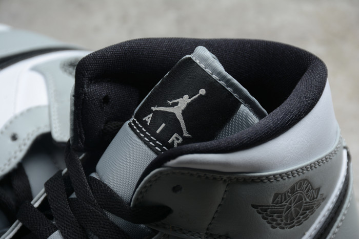 AIR Jordan 1 Mid Light Smoke Grey 554724-092 - CCSHOES