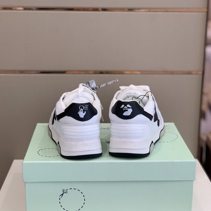 OFF WHITE™ C/O VIRGIL ABLOH OUT OF OFFICE LOW-TOP LEATHER SNEAKERS "OOO" - CCSHOES