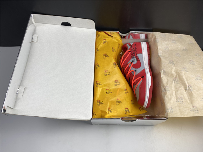 OFF-WHITE x Dunk Low 'University Red' CT0856-600 - CCSHOES