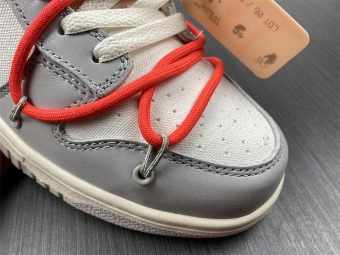 Off-White x Dunk Low 'Lot 06 of 50' DJ1602-110 - CCSHOES