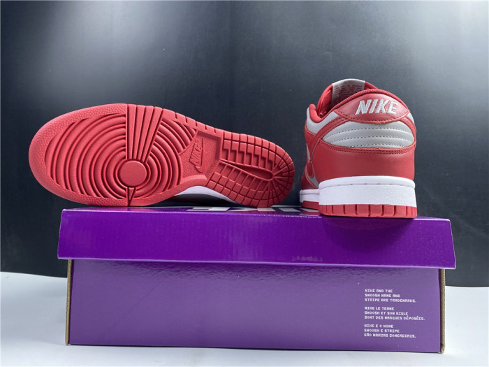 Nike Dunk Low Retro Medium Grey Varsity Red UNLV (2021) DD1391-002 - CCSHOES
