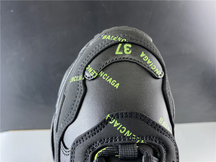 BLCG SNEAKER TRIPLE.S.GOMMA BLACK 524039 W2FA1 7633 - CCSHOES