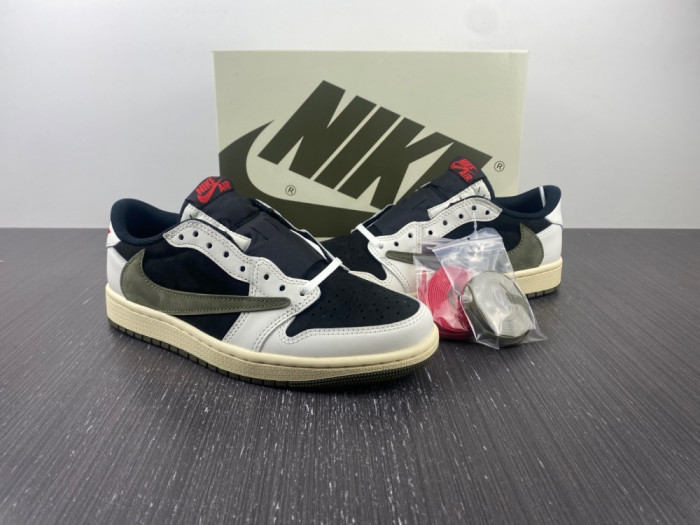 Travis Scott x Air Jordan Air Jordan 1 Retro Low OG Olive DZ4137-106 - CCSHOES