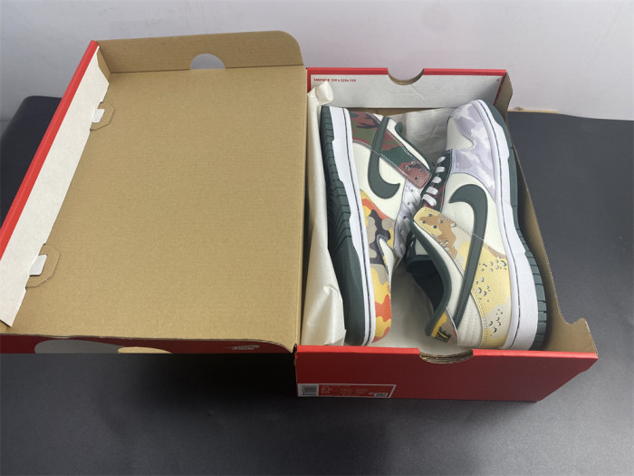 Nike Dunk Low SE Sail Multi-Camo DH0957-100 - CCSHOES