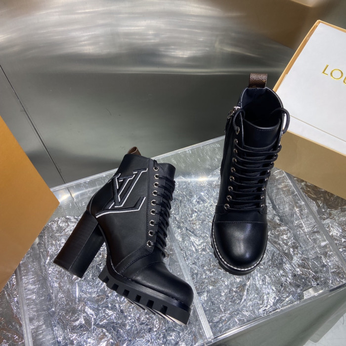 LOUS VUITON BROWN STAR TRAIL ANKLE BOOTS - CCSHOES