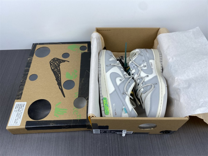 Nike Dunk Low Off-White Lot 42 DM1602-117 - CCSHOES