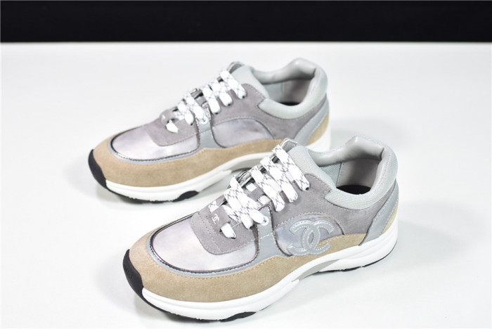 CHNE1 Leather Low Top Sneakers - CCSHOES