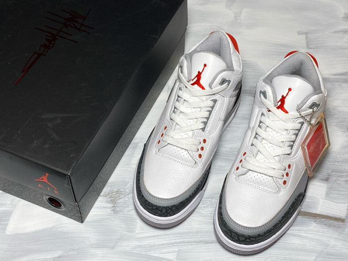 Air Jordan 3 Retro NRG Tinker Fire Red mens AQ3835-160 - CCSHOES