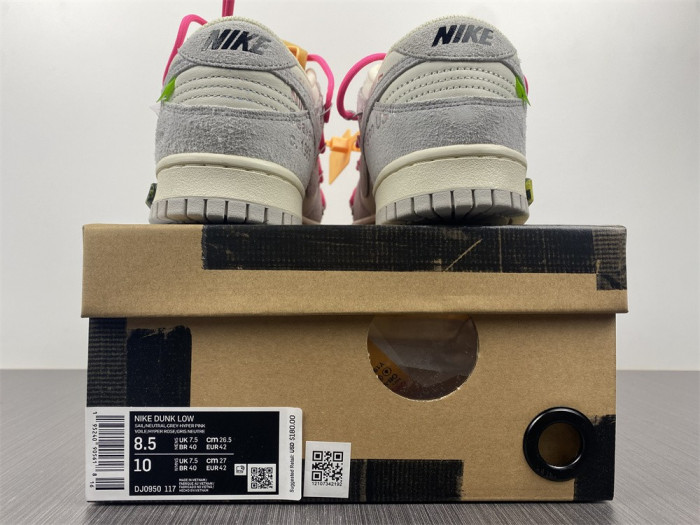 Nike Dunk Low Off-White Lot 17 DJ0950-117 - CCSHOES