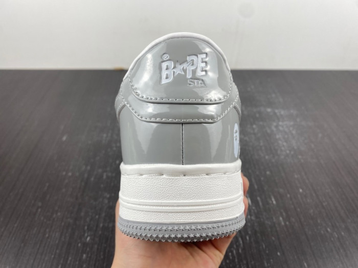 A Bathing Ape Bape Sta white and grey - CCSHOES