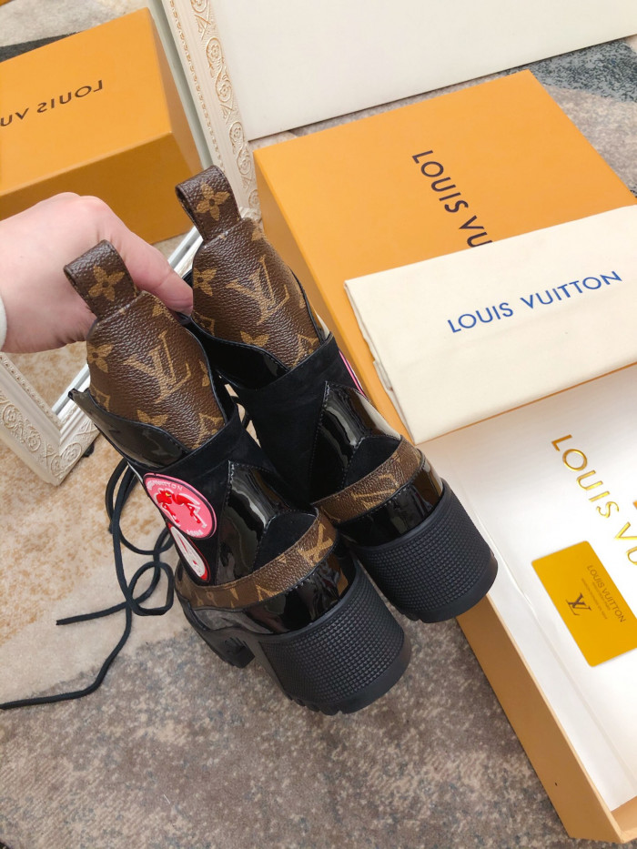 LOUS VUITON LAUREATE PLATFORM DESERT BOOT - CCSHOES